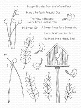 My Favorite Things - Stempel "SY Peaceful Birds" Clear Stamps