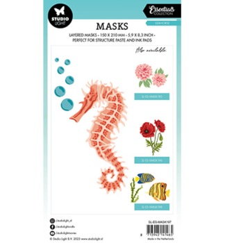 Studio Light - Schablone "Seahorse" Stencil  