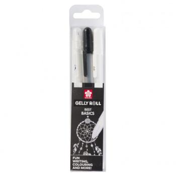 Sakura - Gelstift  "Schwarz, Weiß & Transparent" Gelly Roll Pen