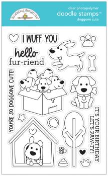 Doodlebug Design - Stempelset "Doggone Cute"