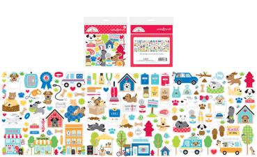 Doodlebug Design - Stanzteile "Doggone Cute" Odds & Ends
