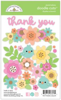 Doodlebug Design - Stanzschablone "Thanks A Bunch " Doodle Dies 