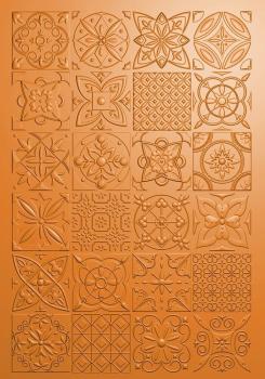 Crafters Companion - Prägefolder "Decorative Tiles" 3D Embossingfolder
