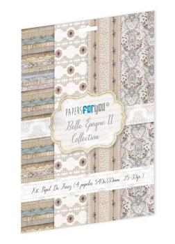 Paper For you - Decoupage Papier "Belle Époque II" Rice Paper Kit A4 - 4 Bogen