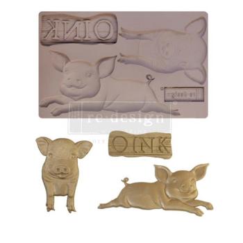 Re-Design with Prima - Gießform "Farm Friends" Mould 5x8 Inch