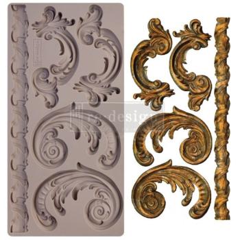 Re-Design with Prima - Gießform "Lilian Scrolls" Mould 5x10 Inch