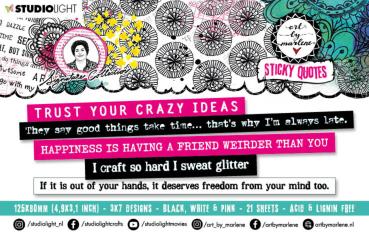Art By Marlene - Aufkleber "Sticky Quotes"