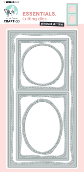 Creative Craft Lab - Studio Light - Stanzschablone "Stitched Slimline " Dies