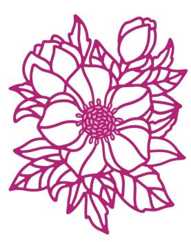 Gemini - Stanzschablone "Hellebores" Dies
