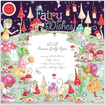 Craft Consortium - Designpapier "Fairy Wishes" Paper Pad 12x12 Inch - 40 Bogen