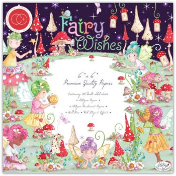 Craft Consortium - Designpapier "Fairy Wishes" Paper Pad 6x6 Inch - 40 Bogen