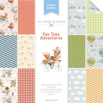 The Paper Boutique - Designpapier "Fun Time Adventures" Decorative Paper 12x12 Inch 18 Bogen