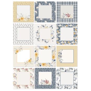 The Paper Boutique - Rahmen & Einlegeblock "Blooms of Elegance" Frames & Insert Pad 6x6 Inch - 24 Bogen