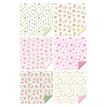 The Paper Boutique - Designpapier "Springtime Travel" Decorative Paper 8x8 Inch - 36 Bogen