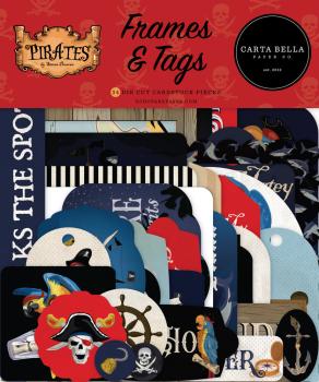 Carta Bella - Stanzteile & Anhänger "Pirates" Ephemera Frames & Tags