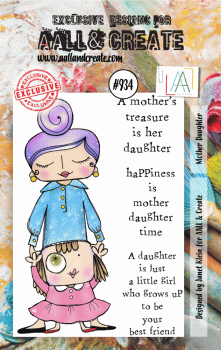 AALL and Create - Stempelset A7 "Mother Daughter" Clear Stamps
