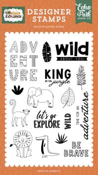 Echo Park - Stempelset "Wild About You" Clear Stamps
