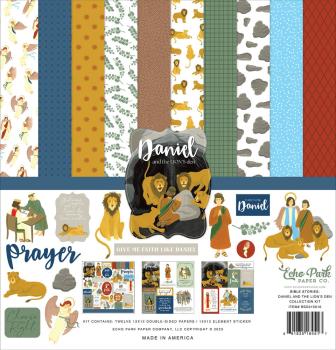 Echo Park - Designpapier "Daniel And The Lion's Den" Collection Kit 12x12 Inch - 12 Bogen