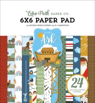 Echo Park - Designpapier "Noah's Ark" Paper Pack 6x6 Inch - 24 Bogen