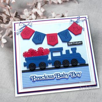 Preview: Creative Expressions - Stanzschablone "Frames & Tags Mini Bunting Flags" Craft Dies Design by Sue Wilson