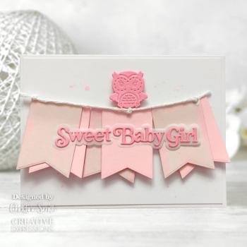 Preview: Creative Expressions - Stanzschablone "Frames & Tags Mini Bunting Flags" Craft Dies Design by Sue Wilson