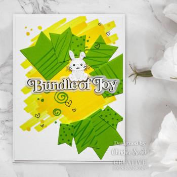 Creative Expressions - Stanzschablone "Mini Shadowed Sentiments Bundle Of Joy" Craft Dies Mini Design by Sue Wilson