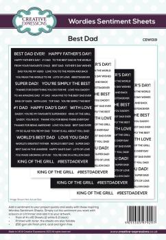 Creative Expressions - Embesllishment "Best Dad"