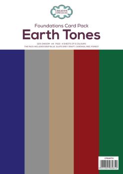 Creative Expressions - Cardstock "Earth Tones" Paper Pack A4 - 20 Bogen