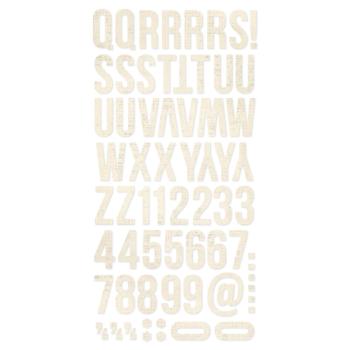 Simple Stories - Aufkleber "Vintage Cream" Foam Alphas Stickers 