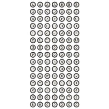 Simple Stories - Aufkleber "Type Keys" Foam Sticker
