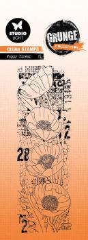 Studio Light - Stempel "Poppy Flower" Clear Stamps Grunge Collection