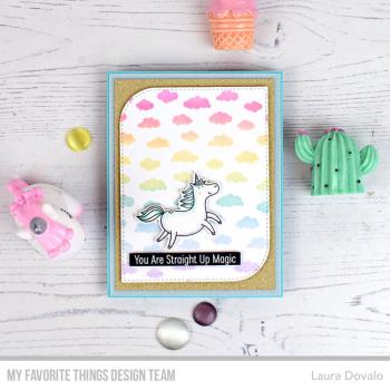 My Favorite Things - Schablone 6x6 Inch "Tiny Clouds" Stencil