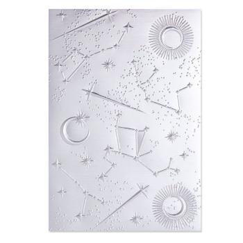 Sizzix - 3D Prägefolder "Starscape" Embossing Folder Design by Kath Breen
