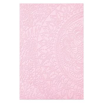 Sizzix - 3D Prägefolder "Half Mandala" Embossing Folder Design by Jessica Schott