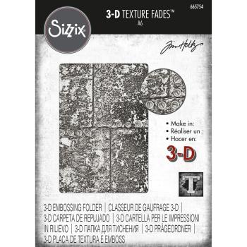 Sizzix - 3D Prägefolder "Industrious" Embossing Folder Design by Tim Holtz