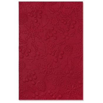 Sizzix - 3D Prägefolder "Winter Pattern" Embossing Folder Design by Jennifer Ogborn