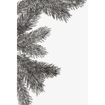 Sizzix - 3D Prägefolder "Pine Branches" Embossing Folder Design by Tim Holtz
