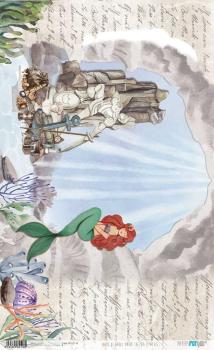 Paper For you - Decoupage Papier "Under the Sea I" Rice Paper Kit A4 - 6 Bogen