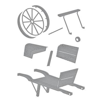 Spellbinders - Stanzschablone "Country Wheelbarrow" Dies