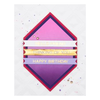 Spellbinders - Stanzschablone "Hexi-Gems" Dies