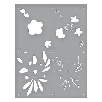 Spellbinders - Schablone "Hello Blooms" Stencil