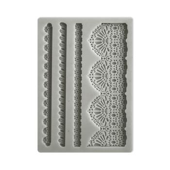 Stamperia - Gießform A6 "Laces and Borders" Soft Mould 