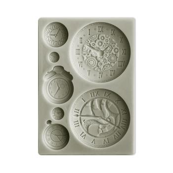 Stamperia - Gießform A6 "Clocks" Soft Mould 