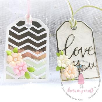 Preview: Dress My Craft - Stanzschablone "Birthday Tags" Dies