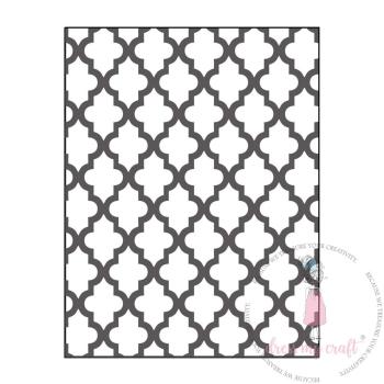 Dress My Craft - Prägefolder "Lattic Pattern" Embossingfolder 
