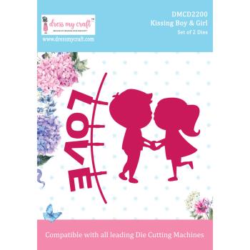 Dress My Craft - Stanzschablone "Kissing Boy & Girl" Dies