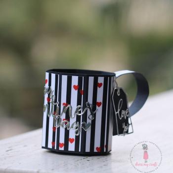 Preview: Dress My Craft - Stanzschablone "Love You Tags" Dies