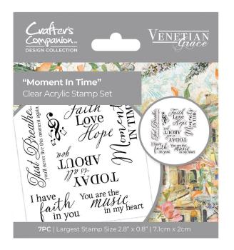 Crafters Companion - Stempelset "Moment in Time" Clear Stamps