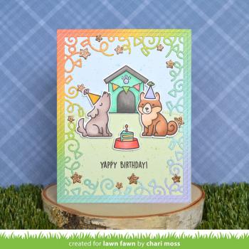 Lawn Fawn - Stanzschablone "Let's Celebrate Backdrop" Dies