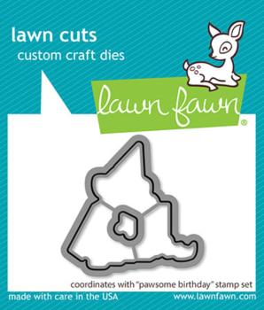 Lawn Fawn - Stanzschablone "Pawsome Birthday" Dies